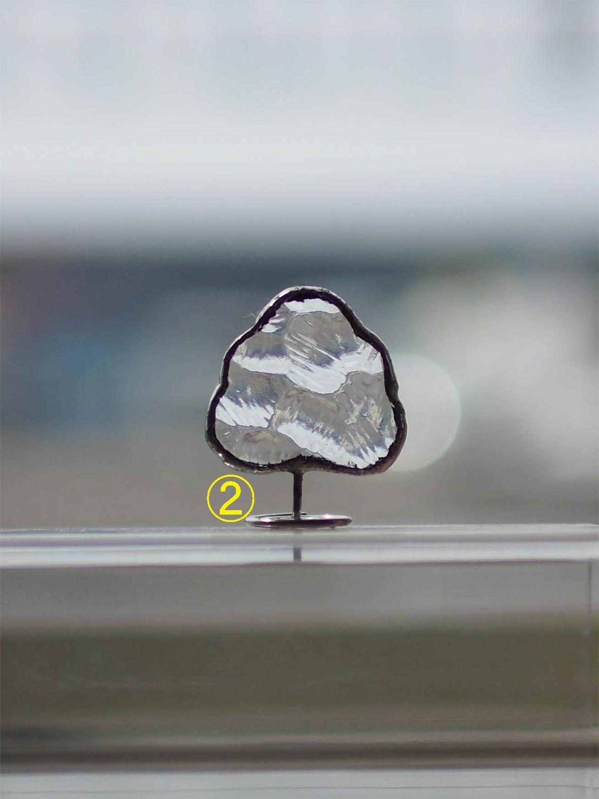 この木なんの木？　「さくらの木（無色透明）」　　ステンドグラス　桜　さくら | 3枚目