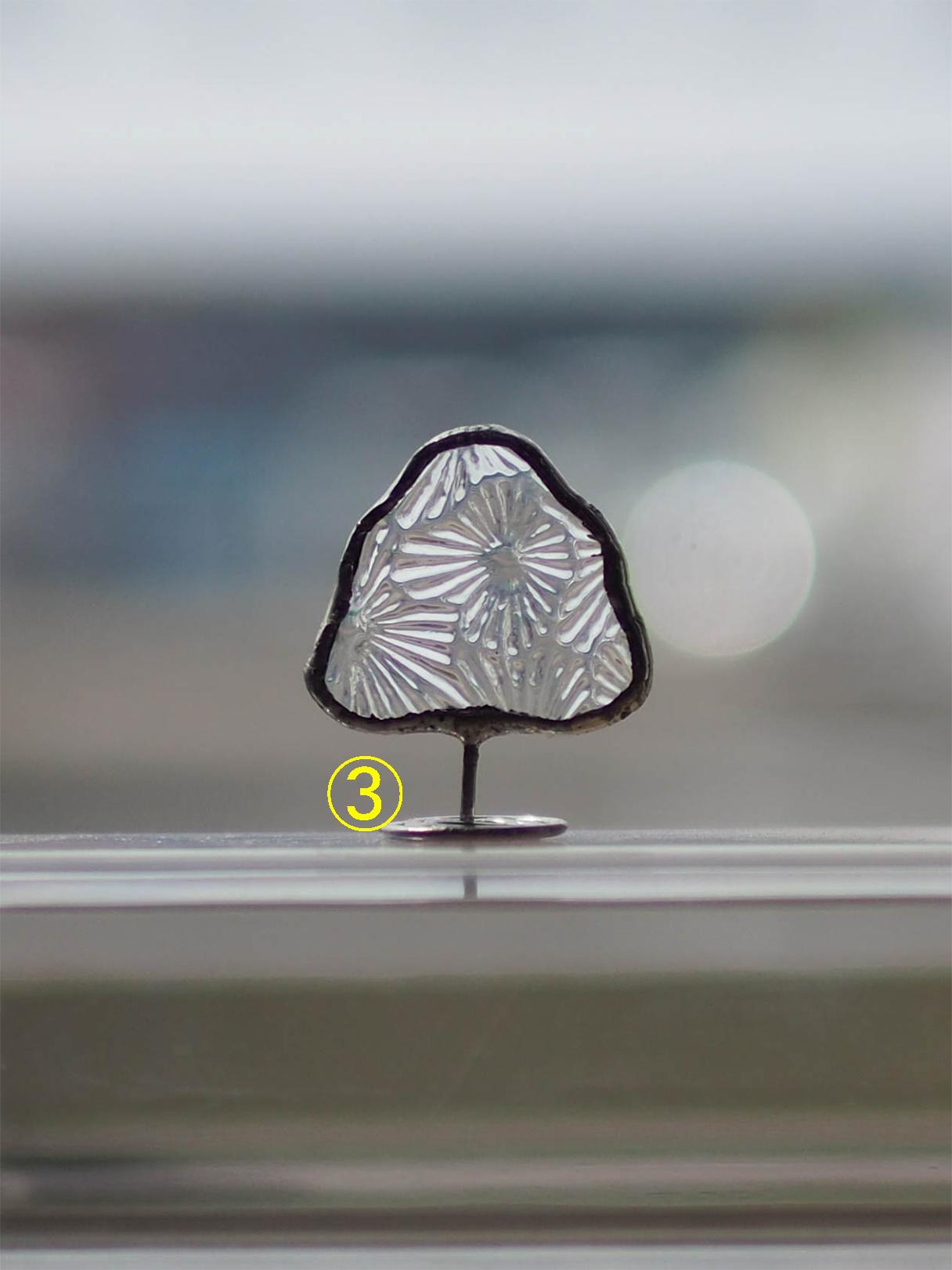 この木なんの木？　「さくらの木（無色透明）」　　ステンドグラス　桜　さくら | 4枚目