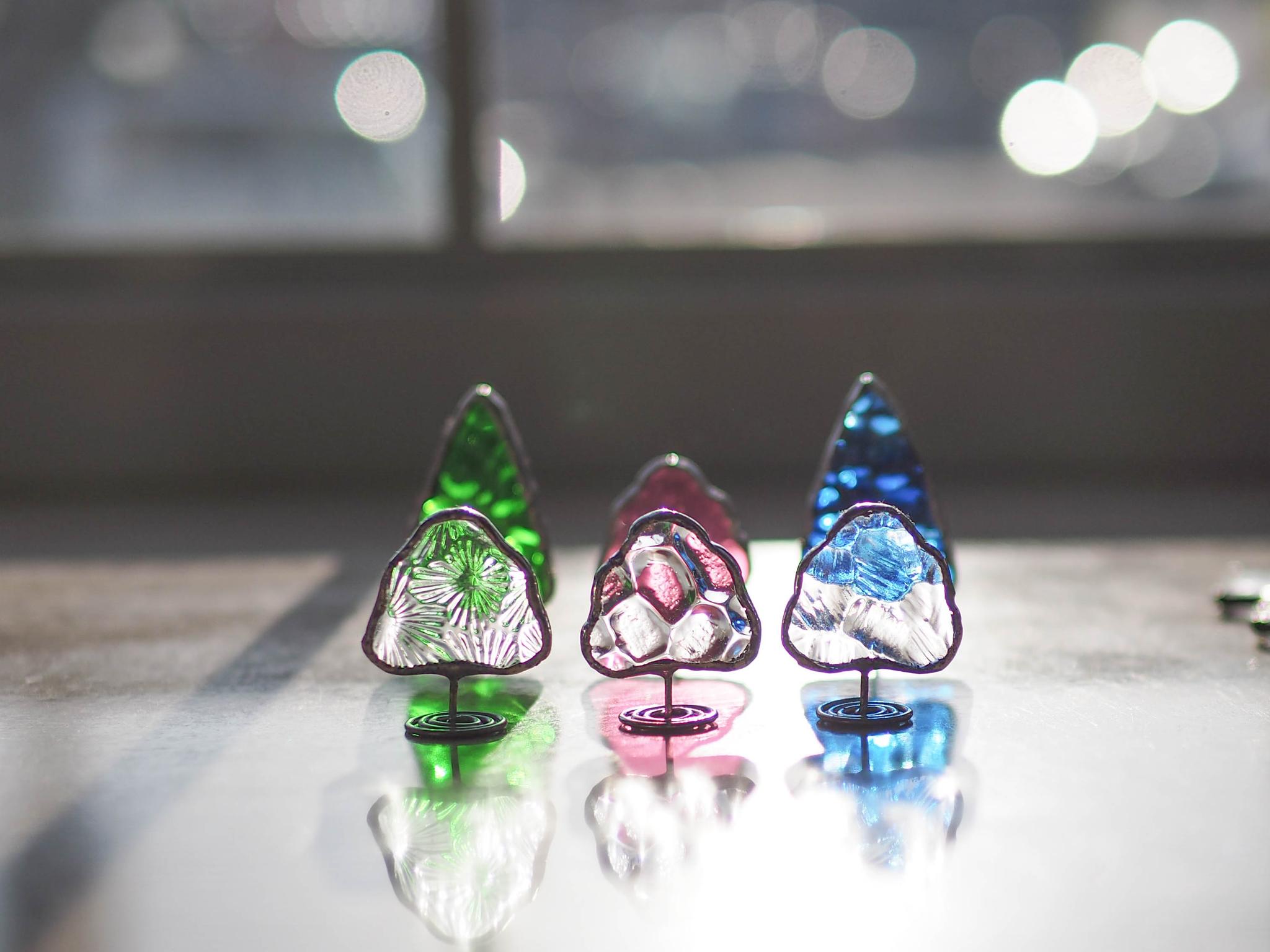 この木なんの木？　「さくらの木（無色透明）」　　ステンドグラス　桜　さくら | 7枚目