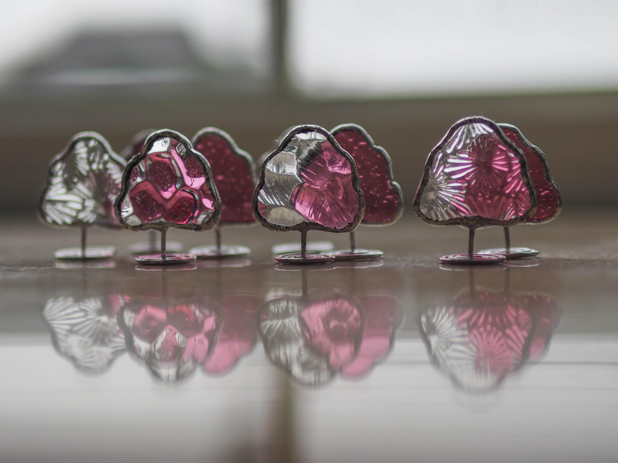 この木なんの木？　「さくらの木（ピンク）」　　ステンドグラス　桜　さくら | 2枚目