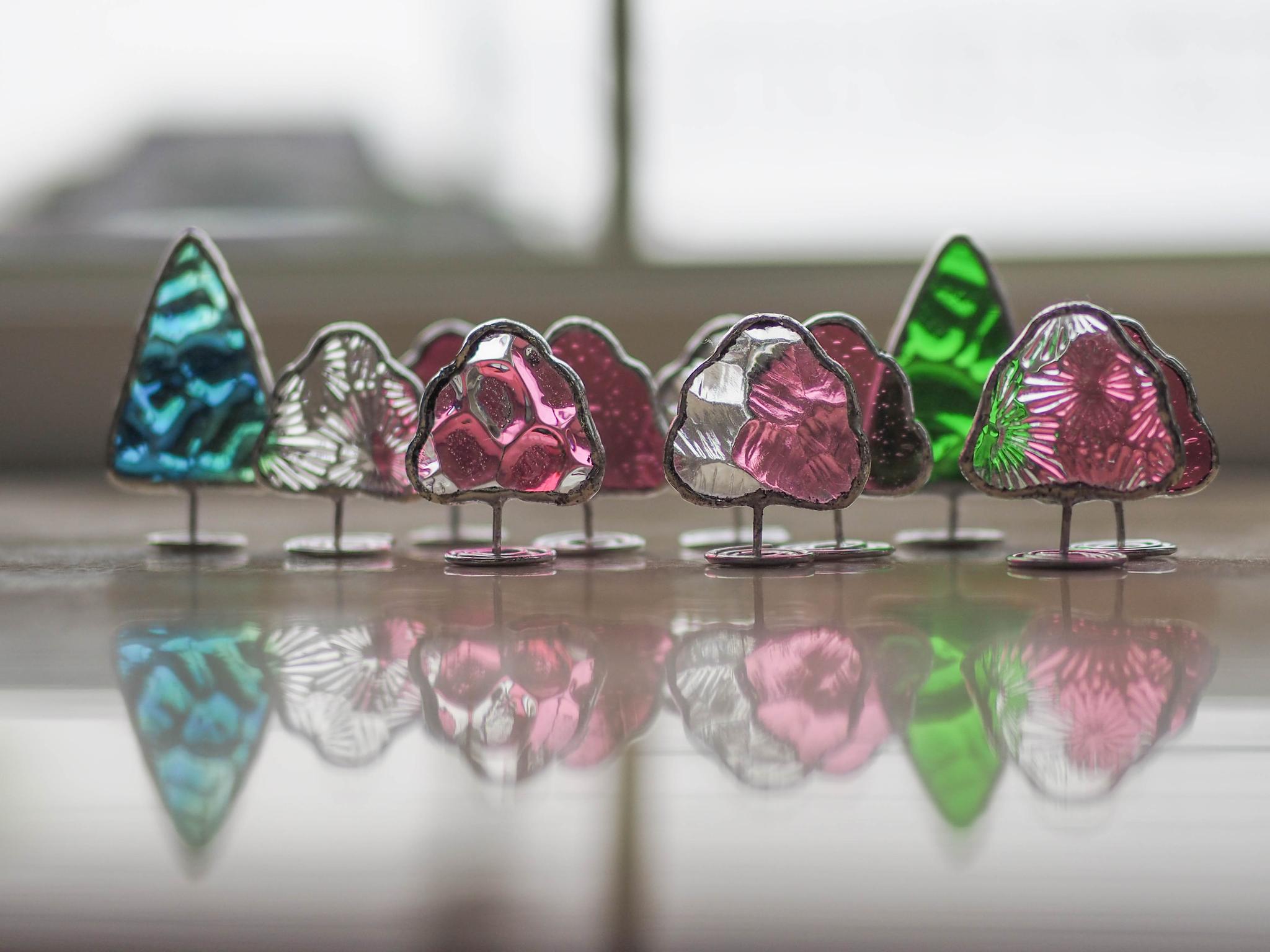 この木なんの木？　「さくらの木（ピンク）」　　ステンドグラス　桜　さくら | 6枚目